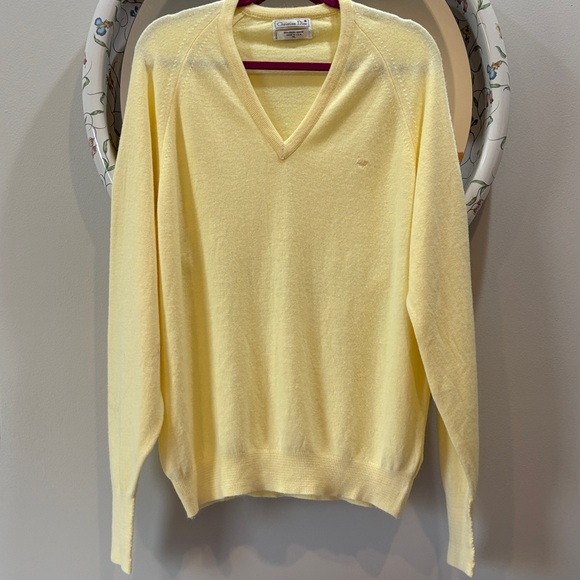 Dior Soft Yellow Sweater